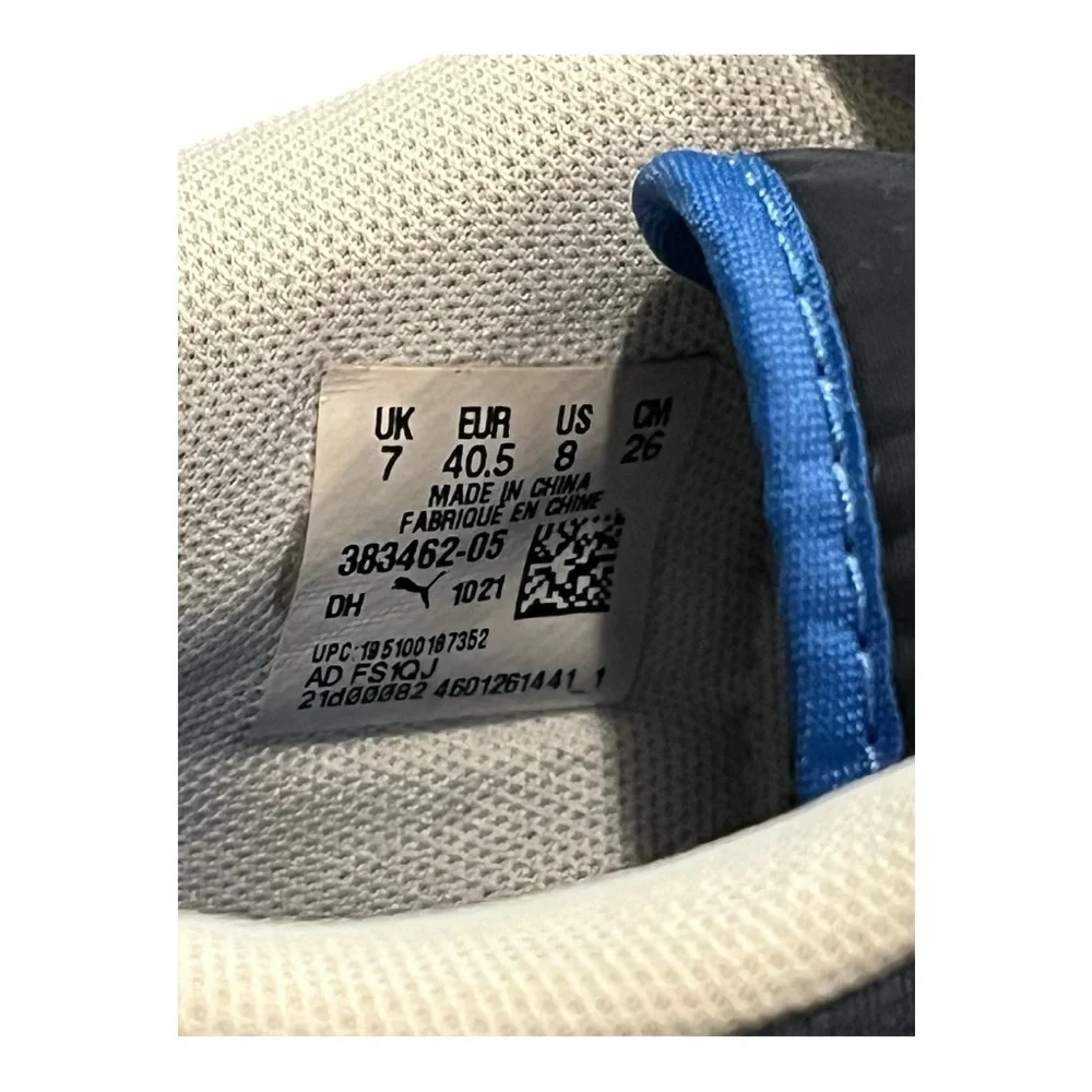 PUMA R22 Men’s Size 8  or Women’s 9.5 Blue/White/Gray/Red‎ – Athletic Lifestyle